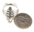 Southwest Silver And Multicolor Ring Size 8-3/4 GS58773